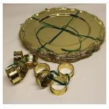 New Metal Chargers & Napkin Holders