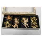 Vintage Italian Cherub Ornaments