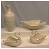 Lenox Swan Vase Lot