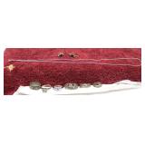 Sterling Silver Rings Necklace & Earrings Lot