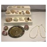 Sea Shells Necklaces Mayan Calendar Plaque