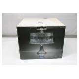 New Crystal 13" Cake Plate 24% Full Heavy Crystal