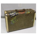 Vintage Rail Road Carry On Suit Case