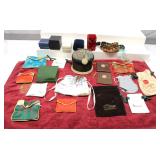 Jewelry Storage Boxes & Bags Lot