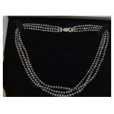Cultured Tahitian Black South Sea Pearl Necklace