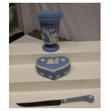 Wedgewood Vase Trinket Box & Knife