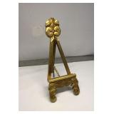 Vintage Hollywood Regency Gilt Easel Wood Carved