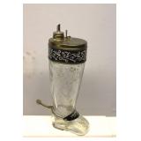 Glass Cowboy Boot Cocktail Shaker & Music Box