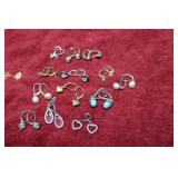 Sterling Silver Earrings Lot