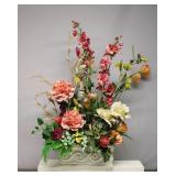Artificial Flowers Centerpiece 17"W 27"T
