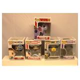 Funko Pops Set of 5 Figures
