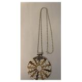 Marked 925 Sterling Silver Sea Shell Necklace