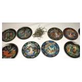 Byliny Porcelain Lithuania, Russian Seasons Plates