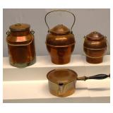 Antique Swedish Copper Ware Lot