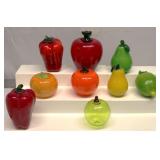 Vintage Art Glass Fruit Lot