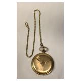 Vintage Eros Walz Gold Double Pocket Watch