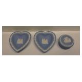 Vintage Wedgwood Vanity Dishes w- England Set 3