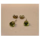 14K Nephite Earrings