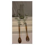 Holmegaard Copenhagen Denmark Martini pitcher set