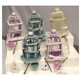 New Bird House Wind Chimes Lot of 5