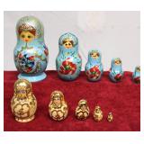 Vintage Russian Nesting Dolls set of 2