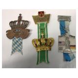 Vintage German & Other Medals set of 3
