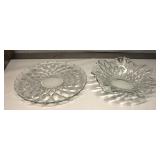 Heisey Platter & Bowl