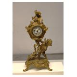 Antique French Cherub Figural Clock