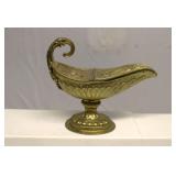Vintage Brass Sugar w Spoon