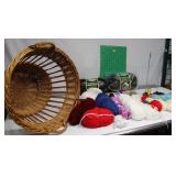 New & Used Yarn & Sewing Items Lot