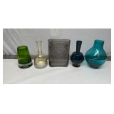 Vintage Glass Vases Lot