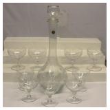 Bavarian Crystal Decanter set