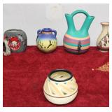 Native American Made Pottery Vases