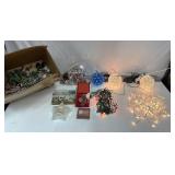Christmas Lights / Ornaments Lot