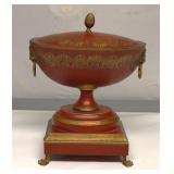 French Metal Footed Urn