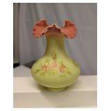 Fenton Hand Painted Artiest Signed 7" Tall