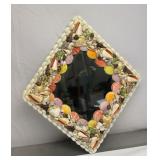 Sea Shell Wall Mirror 19"T 17"W