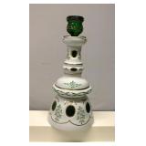 Vintage cut to clear Czech Bohemian Decanter