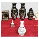 Asian Style Vases Lot