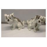 ANTIQUE FINE PORCELAIN CHATSWORTH TERRIORS PAIR