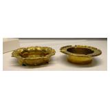 Vintage Brass Trays set 2