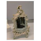 Art Nouveau Genuine Incolay Vanity Mirror 13x8