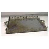 Silver Plate Serving Tray 20" x 16"