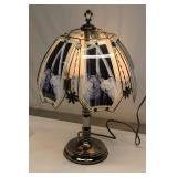 Vintage Wolf Touch Lamp 23"T