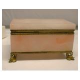 Vintage Italian Alabaster Trinket Box