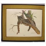 Richard Younger Autographed in pencil Young Bobcat