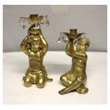 Vintage Cherub Candle Holders