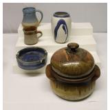 Vintage Stoneware Pottery Lot