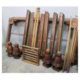 Antique Pool Table ( Needs Repair ) Pool Sticks