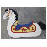 Wooden Childï¿½s Carousel Horse Rocker Cut Out